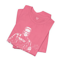 Franken Stein Metal Bass Guitarist - Unisex Jersey Short Sleeve Tee