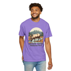 Grand Teton National Park Graphic, Comfort Colors Soft Relaxed Fit Unisex Garment-Dyed T-shirt