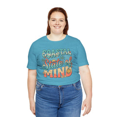 Coastal State of Mind Tee — Retro Beach Graphic T-Shirt