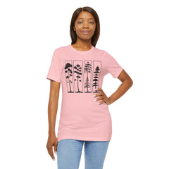 Nature-Inspired Unisex Jersey Tee, Tree Graphic T-Shirt, Eco-Friendly Fashion, Gift for Nature Lovers, Casual Wear, Outdoor Adventure