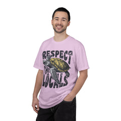 Respect the Locals T-Shirt — Sea Turtle Conservation Graphic Tee
