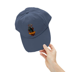 Grim Reaper Happy Halloween Unisex Distressed Cap