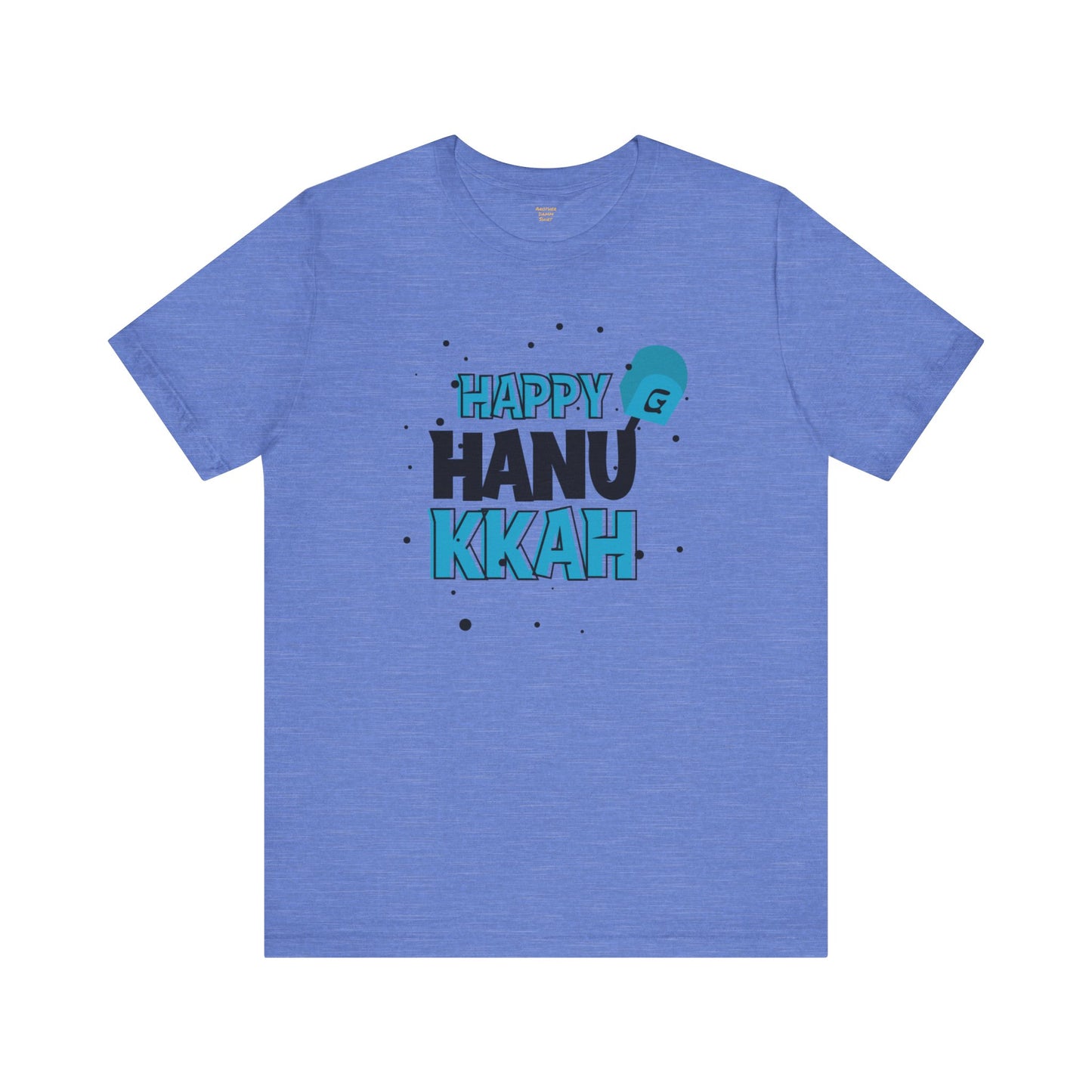 Happy Hanukkah Dreidel- Unisex Jersey Short Sleeve Tee