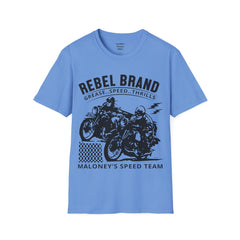 Rebel Brand Motorcycle Race Team Unisex Softstyle T-Shirt