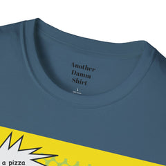 GET ME A PIZZA Cat Pop Art Unisex Softstyle T Shirt  For the Feline or Pizza Lover in all of us.
