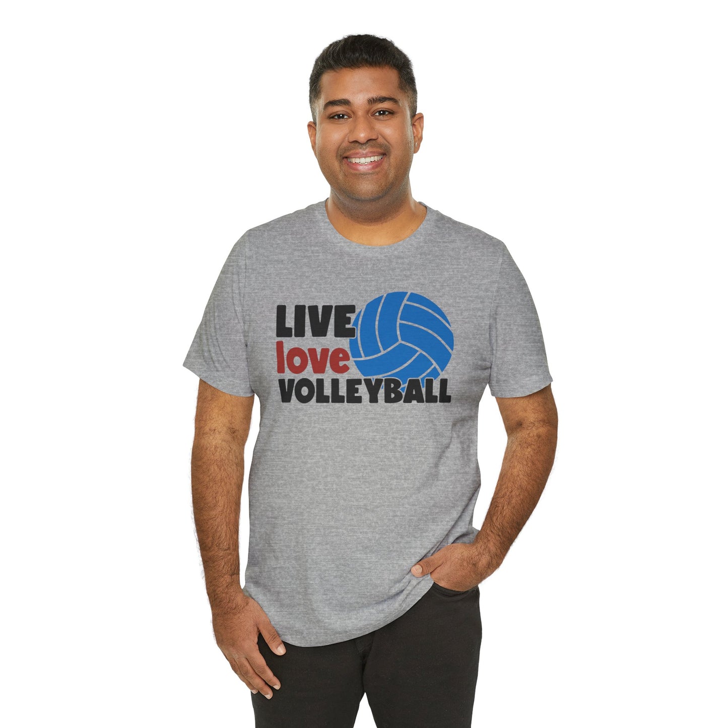 Live Love Volleyball T Shirt,gift for her,gift for him,volleyball gift,sports tee,team shirt,player gift,coach gift,Love Volleyball,Spike it