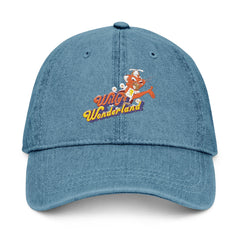 Winter Wonderland Embroidered Denim Hat | Cute Winter Headwear, Casual Accessories, Gifts for Her, Holiday Fashion, Cozy Style