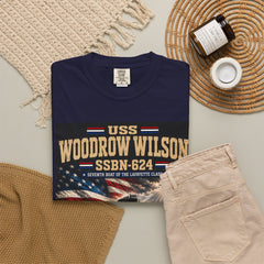 USS Woodrow Wilson SSBN-624 T-Shirt — Forty One for Freedom Submarine Tribute