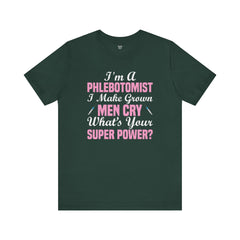 Phlebotomist Humor Tee, Funny Medical Shirt, Nurse Gift, Blood Tech Wear, Cute Phlebotomy Humor, Healthcare Apparel