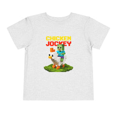 Toddler Chicken Jockey Tee - Fun Minecraft Animal T-Shirt for Kids