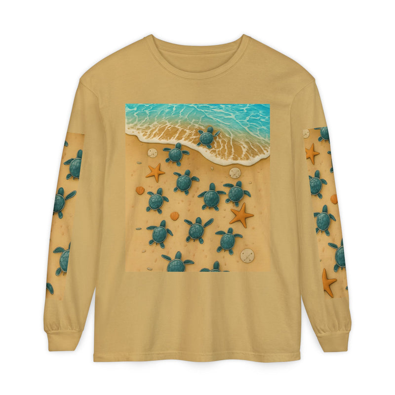 Beach Life Turtle Long Sleeve T-Shirt
