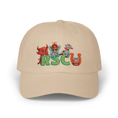 Russell Sage College Mascot Classic Cap - Claim your Memories as a Red Devil, Blue Angel, Purple Cow or Golden Horseshoe