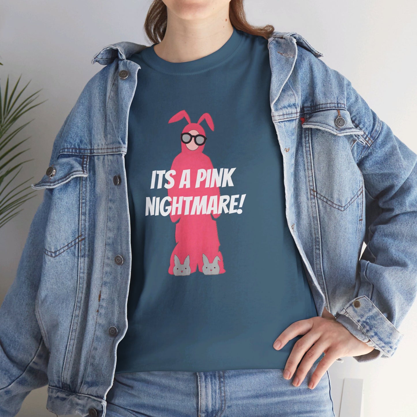 Ralphie Its a Pink Nightmare - Unisex Heavy Cotton Tee