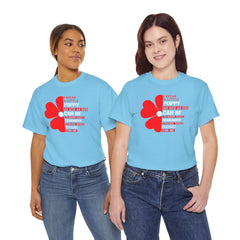 Memorial Day Poppy Tee, For Those Who Fought For Me, Unisex Cotton Tee