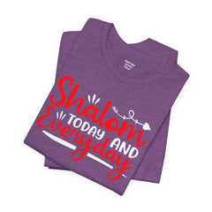 Shalom Quote Unisex Tee - Passover Jewish Holiday T Shirt