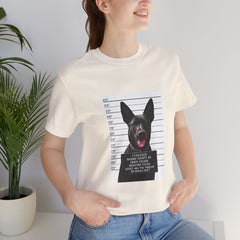 K9 Mugshot Personalized with your Dog T-Shirt
