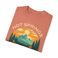 Hot Springs National Park Graphic, Comfort Colors Soft Relaxed Fit Unisex Garment-Dyed T-shirt