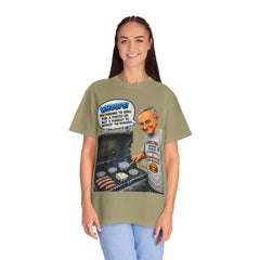 Grill Master Grandpa Funny BBQ T-Shirt — "Whoops! Pretending to Grill for a Photo" Graphic Tee