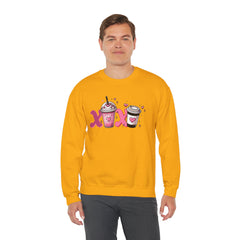 Woman's Love Coffee Valentine -  Unisex Heavy Blend™ Crewneck Sweatshirt