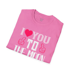 Valentines Day - European Printed Unisex Softstyle T-Shirt, I Love You Shirt,Romantic gift, gift for her, gift for him, couples t-shirt,Love