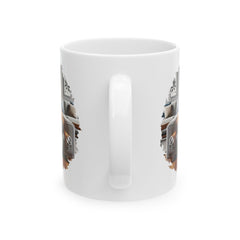 Less Talk More Coffee Boxer Ceramic Mug - Perfect for Dog Lovers