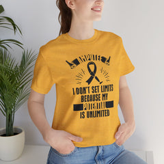 Motivational Amputee Quote - Unisex T Shirt