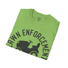 Lawn Enforcement Officer Unisex Softstyle T-Shirt What a unique gift idea for Fathers Day Birthday or any time of the year