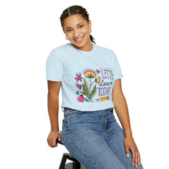 Floral Teacher T-Shirt - Comfort Colors Soft