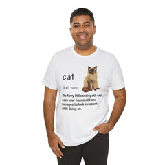 Cat Sociopath Defintion - Unisex Jersey Short Sleeve Tee