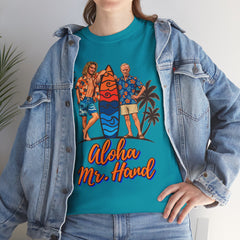 Aloha Mr. Hand from Spicoli and Mr. Hand  Unisex Jersey Short Sleeve Tee