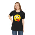 Emoji With Silly Tongue Out - Graphic Unisex Jersey Short Sleeve Tee