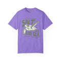 Sea Turtle, Salt And Sea -  Graphic Unisex Garment-Dyed T-shirt