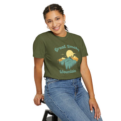 Great Smoky National Park National Park Graphic, Comfort Colors Soft Relaxed Fit Unisex Garment-Dyed T-shirt