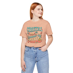 Coastal State of Mind Tee — Retro Beach Graphic T-Shirt