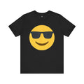 Emoji With Sunglasses - Graphic Unisex Jersey Short Sleeve Tee