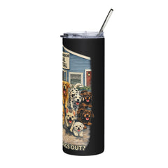 "Who Let the Dogs Out?" Baldwin Harbor Animal Hospital 20oz Stainless Steel Tumbler