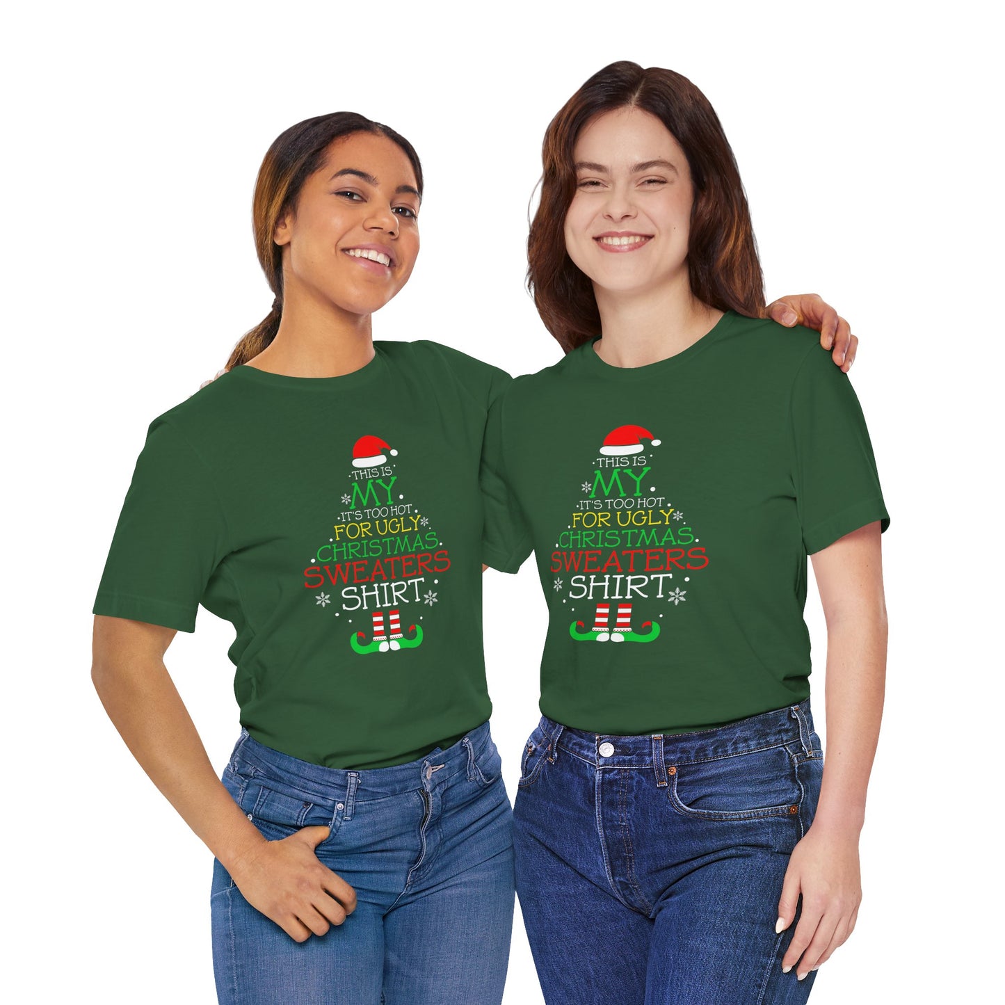 UGLY SWEATER Its Too Hot Tee Replacement - Unisex Jersey Short Sleeve Tee