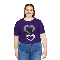 Triple Heart Design Tee