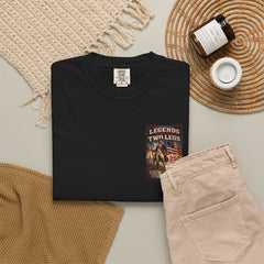 Amputee Patriotic 250th Anniversary T-Shirt — "Legends Never Need Two Legs" Vintage American Flag Tee