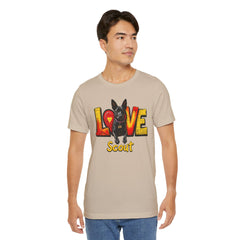 Personalized Love Your Dog T-Shirt — Designed with your dogs name and picture Graphic Tee