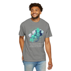 Elephants Graphic  Garment-Dyed T-shirt