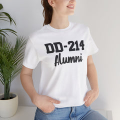 DD-214 Alumni Tee — Military Service Veteran Tribute T-Shirt