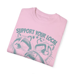 Support Local Street Cats, Retro Style Comfort Colors Shirt