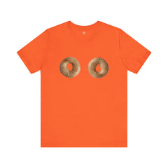 Funny Sexist Bagel Tee - The Bagels Are Hot Come An Get Em Graphic Shirt
