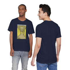 Do Not Question The Hallway T-Shirt — Retro Yellow Corridor Graphic Tee