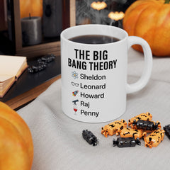 Fun Big Bang Theory Ceramic Mug, Scientist Gift, Unique Fan Gift