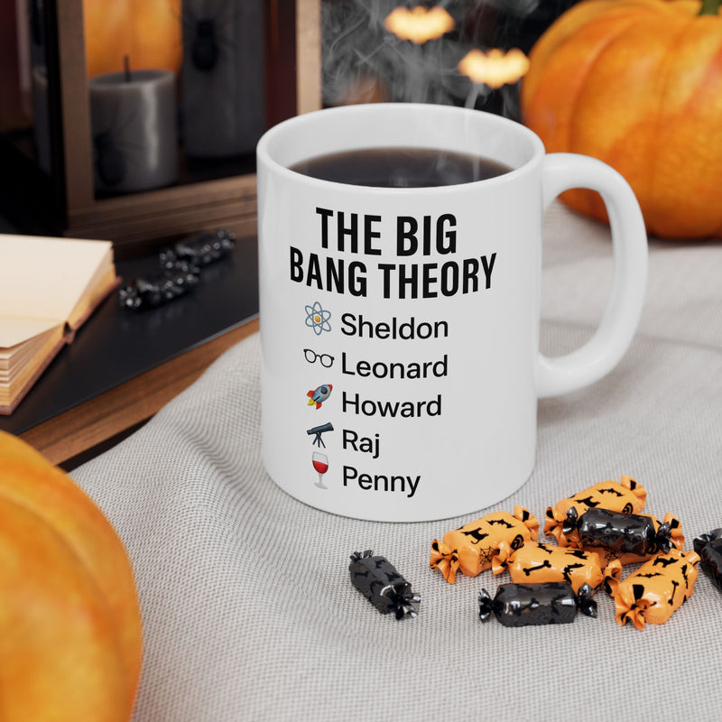 Fun Big Bang Theory Ceramic Mug, Scientist Gift, Unique Fan Gift