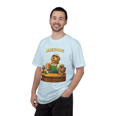 Golden Retriever Brewer Beer T-Shirt — Cute Brew-Dog Graphic Tee