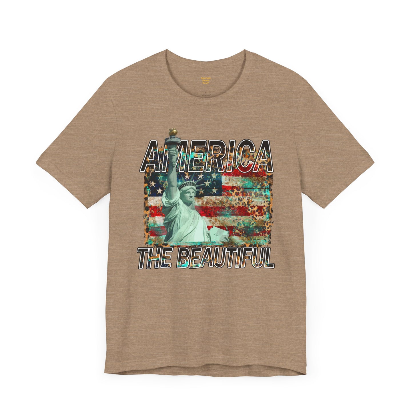 Statue Of Liberty, America The Beautiful, Unisex Jersey Short Sleeve Tee