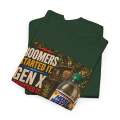Boomers Started It. Gen X Perfected It. Vintage Hose Water Bottle Graphic Tee